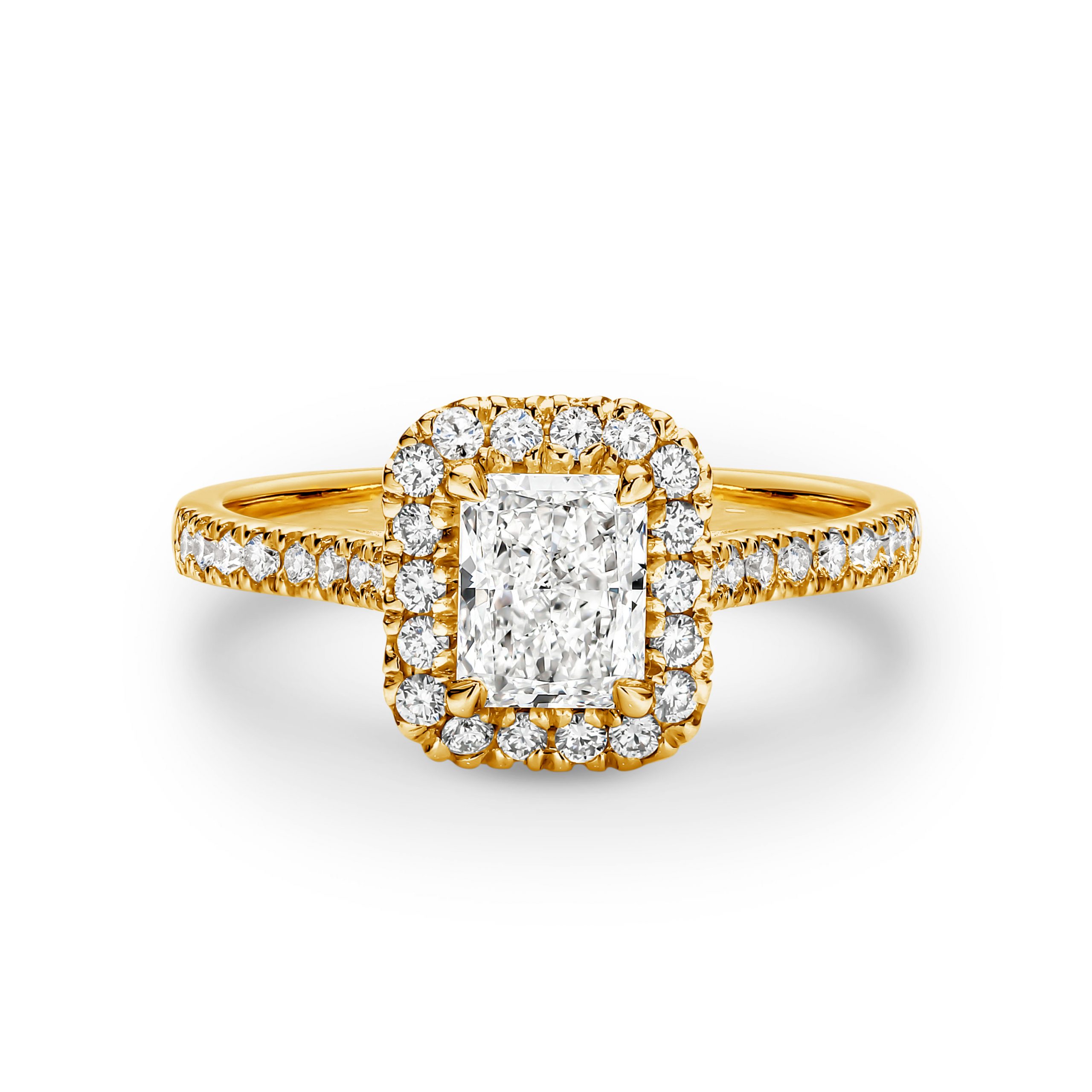 Big Princess Cut Diamond Halo Engagement Ring — ROGERS & CO. fine jewelry  and design: Missoula, MT: Jewelry Store, Engagement Rings, Chalet Jewelers